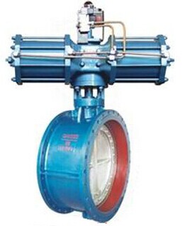 氣動（dòng）對夾式軟密封蝶閥