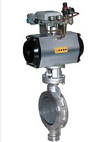 氣動（dòng）偏心調節切斷蝶閥