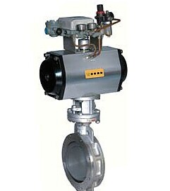 對夾式硬密封氣動蝶閥