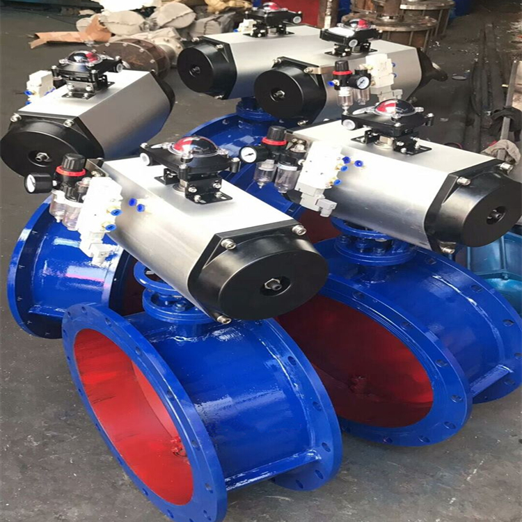 氣動法蘭（lán）通風蝶閥